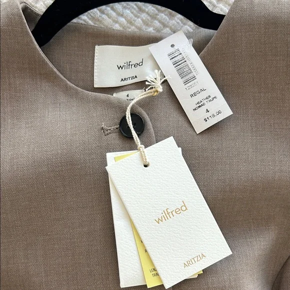 Aritzia brown Sleeveless Button-Up Vest - Picture 3 of 4